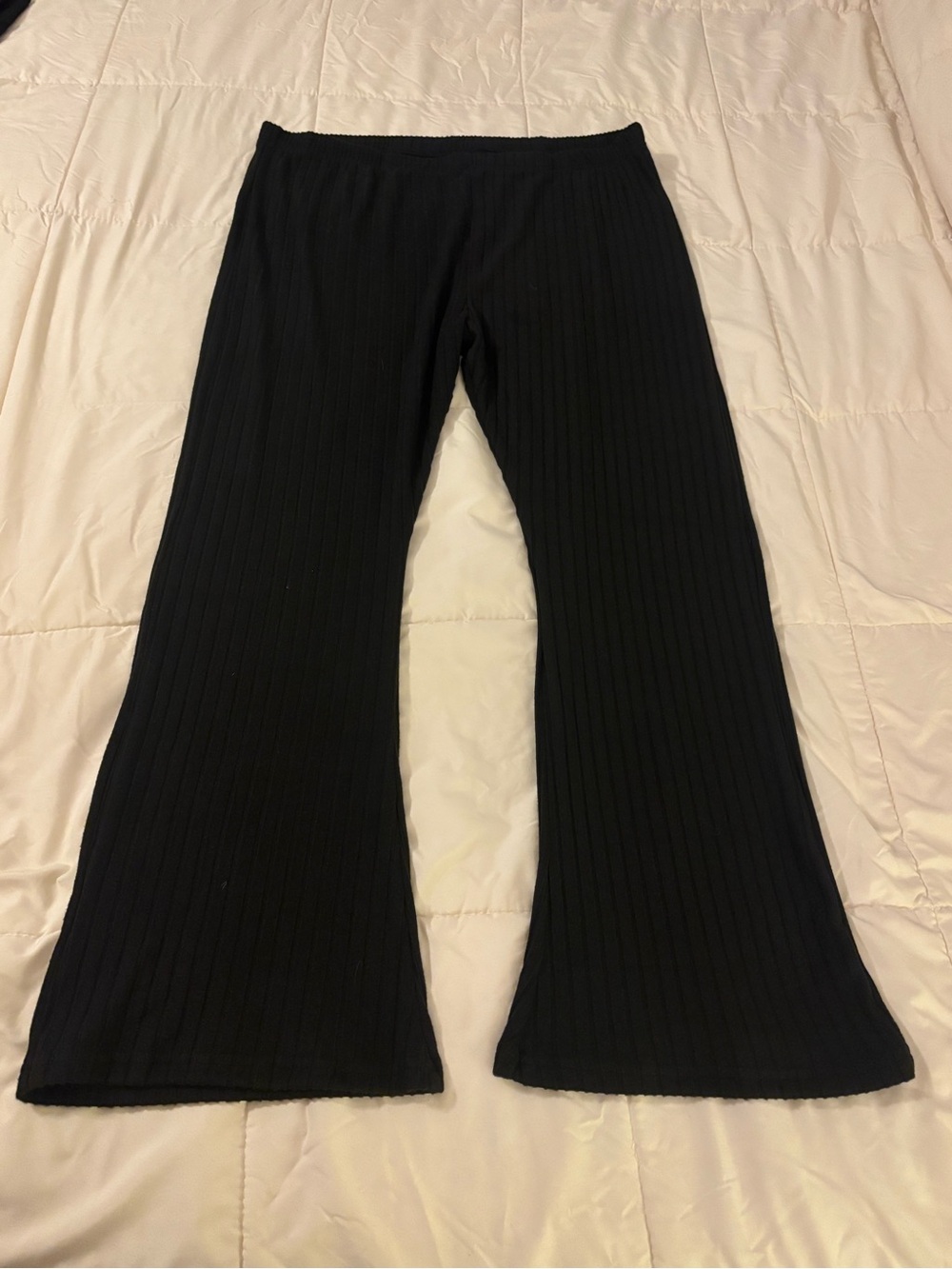 Black Wide Leg Pants Size 3XL Like New